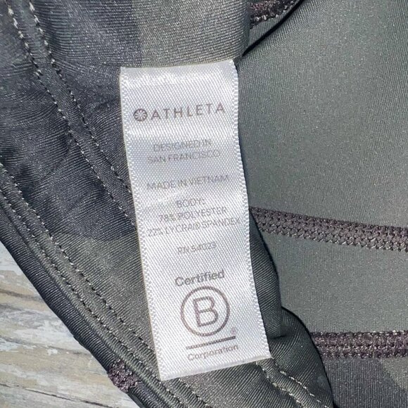 Athleta Camo Contender 7/8 Tight in Powerlift Black Olive Size S - Picture 9 of 12